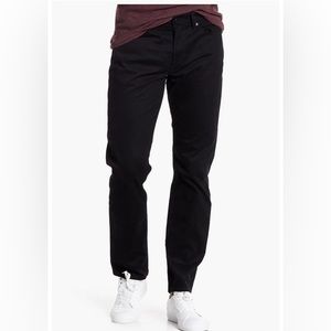 Lucky brand black 121 heritage slim straight leg pant